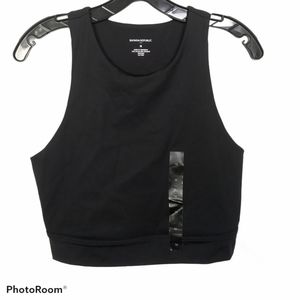 Nwt Banana Republic Compression Crop Top Black